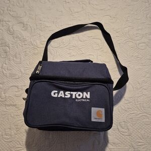 Carhartt Deluxe Lunch Cooler has embroidery from a company EUC